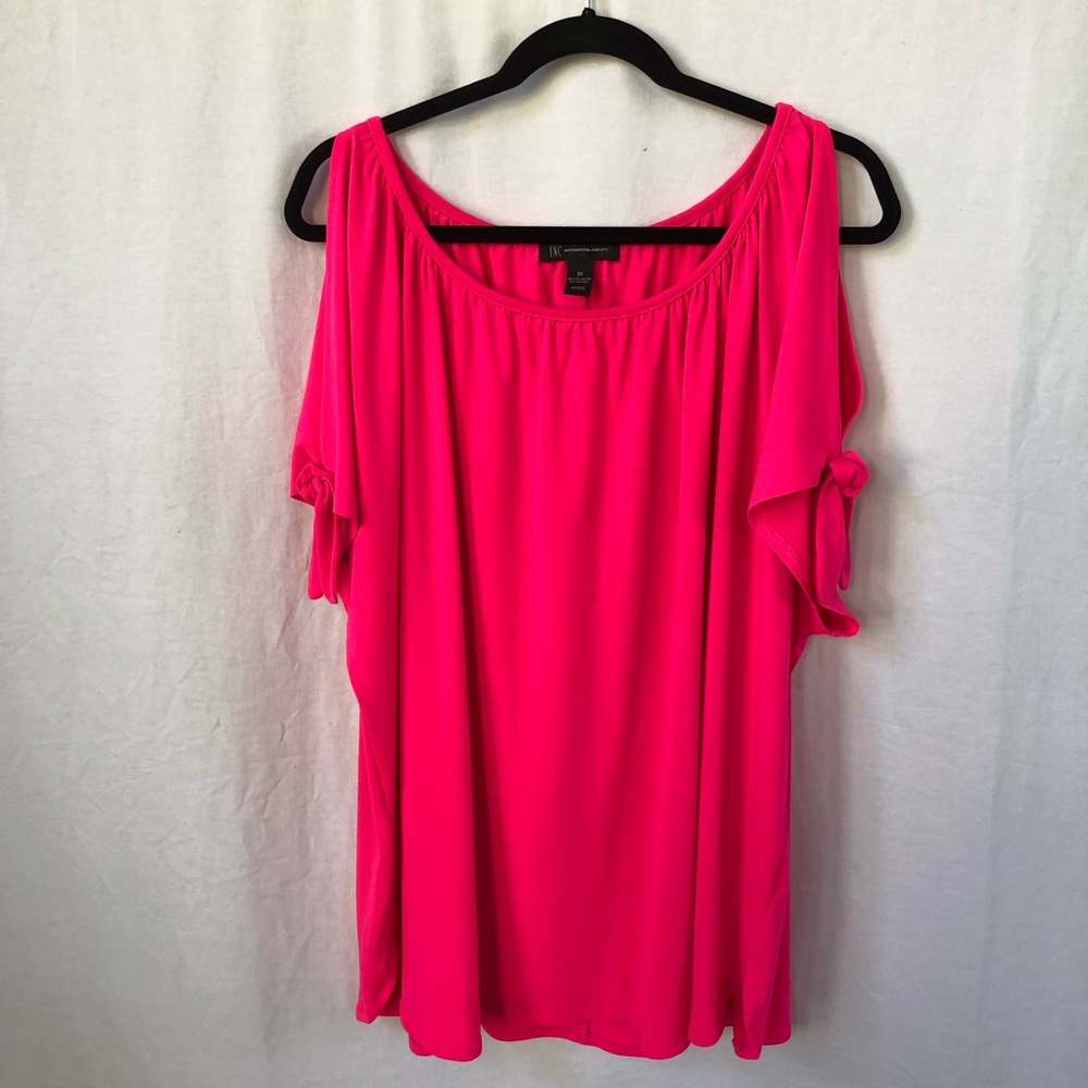 INC Cold Shoulder Top - Picture 2 of 7